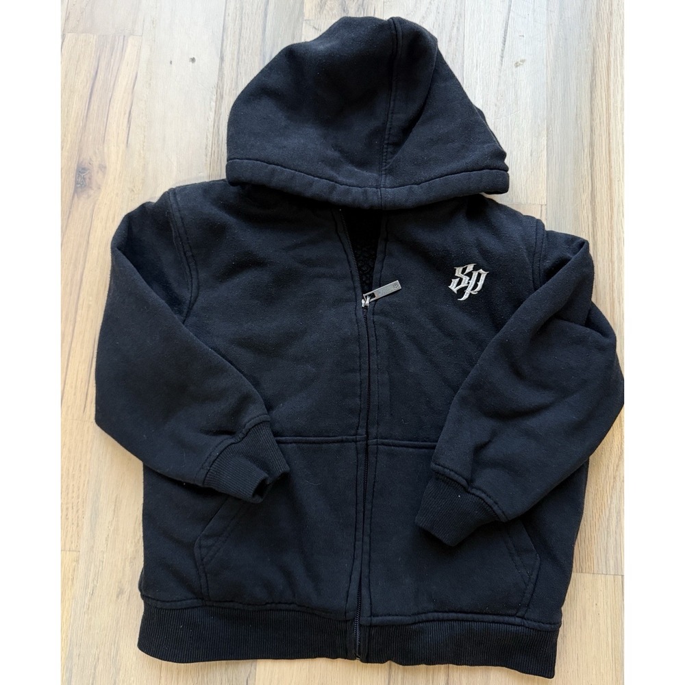 Vintage Southpole Hoodie Kids Fleece Full Zip Sweatshirt Youth Boys Size Med/5